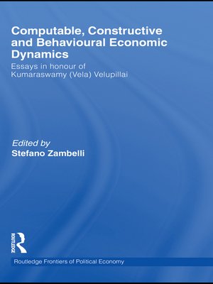 cover image of Computable, Constructive and Behavioural Economic Dynamics